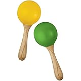 Green Tones Hohner Egg Maracas, inch (3765)