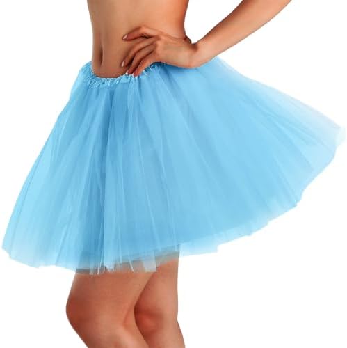Amazon.com: Stunning Blue Tulle Tutu Skirt For Adults - 1 Count - Glamorous  Party Accessory, Unique Design