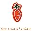 20 Pcs Random assorted 3-10cm Iron On Embroidered Applique DIY Decoration Patch Set - Hamburger French Fries Ice Cream Fruit Pineapple Cherry Strawberry Milk Balloon Banana Cocktail Donut Patch