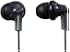 Panasonic ErgoFit In-Ear Earbud Headphones RP-HJE120-K (Black) Dynamic Crystal Clear Sound, Ergonomic Comfort-Fit