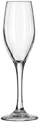 LibbeyGlassware 3096 Perception Glass Flute, 5-3/4 oz. (Pack of 12)
