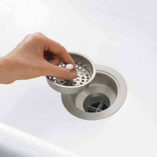 KOHLER K8801VS Duostrainer Sink Strainer, Vibrant Stainless, 1.5