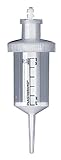 BrandTech 702696 Plastic BIO-CERT PD-Tip Sterile Syringe Tip, 50mL Capacity (Pack of 25)