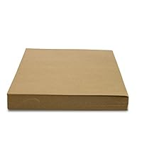 Crown Display 480 Count Kraft Paper Sheets ~ 80 GSM Brown Kraft Wrapping Paper Ream ~ Bulk Packaging for Shipping, Packing, Postal, Arts and Crafts (15 in. x 15 in. (750 Square ft))