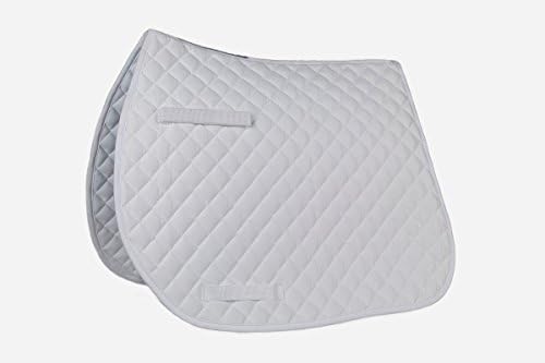 Union Hill Coolmax All Purpose Saddle Pad White/Wh