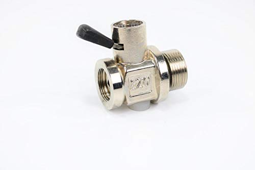 EZ (EZ-208) Silver 7/8"-18 UNF Thread Size Oil Drain Valve