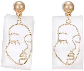 Holylove 2 Style 2019 Statement Drop Dangle Novelty Earrings Gold Women Fashion Jewellery Accessory 1 Pair