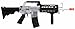Crosman 50027 Stinger R37 Spring Powered Tactical Airsoft Rifle, Clear/Black