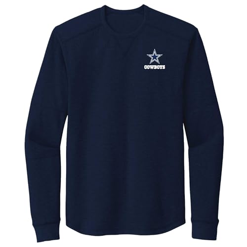 Dunbrooke Men's Navy Dallas Cowboys Cavalier Thermal Long Sleeve T-Shirt