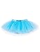 MdnMd Tutu Skirt For For Toddler With 5-Layer (Blue, One Size Fit All)
