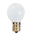 10 Watt S11 Bulb / 130 Volt / Intermediate Base / Ceramic White