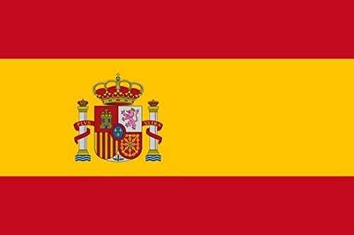 INERRA Large 150cm x 90cm Flags - European Range - With 2 Metal Eyelets - 5ft x 3ft (Spain)