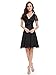 Ever Pretty Womens Short Sleeve V-Neck Ruched Bust Chiffon Party Dress 03882