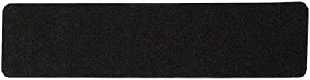 Slip Guard Non-Slip Stair Tape - Indoor & Outdoor Waterproof Safety Steps, 6" x 18", 80 Grit, Black, 12 Pack