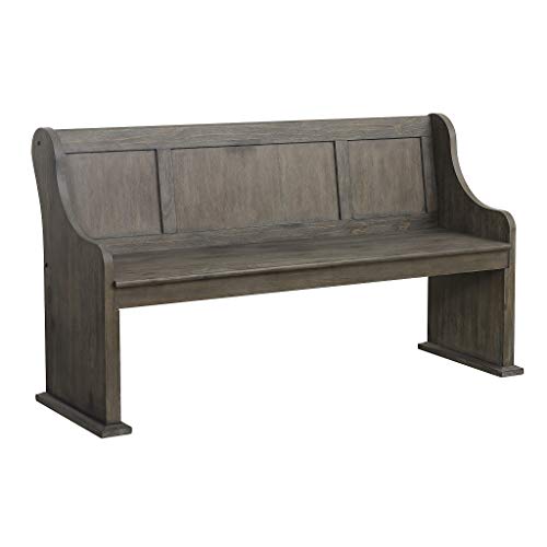 Amazon.com - Homelegance Toulon 62" Church Pews Dining Bench, Glaze Oak