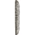 Ekena Millwork ROS03X03FL 3 7/8-Inch Od X 1/2-Inch P Floral Rosette