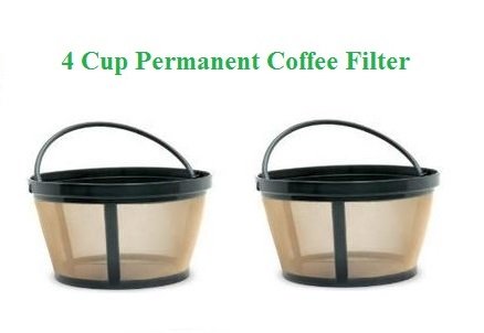 UPC 852669067067, 4-Cup Basket Style Permanent Coffee Filters fits Mr. Coffee 4 Cup Coffeemakers, Set of 2