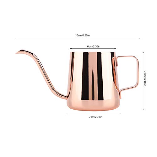 image for fosa 350ML Stainless Steel Gooseneck Coffee Pot, Long Narrow Spout Pou
