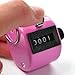 Zorpia® Pack of 5 Color Hand Held Tally Counter 4 Digit Mechanical Palm Clicker Counter - Assorted Color Handheld Tally Counter for Lap/Sport/Coach/School/Event (Pack of 5)