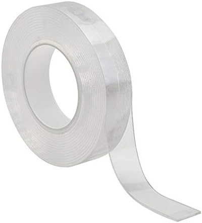 UClever Traceless Washable Adhesive Tape Reusable Multifunctional Double-Sided Silicone Tape, 3.3Ft Roll