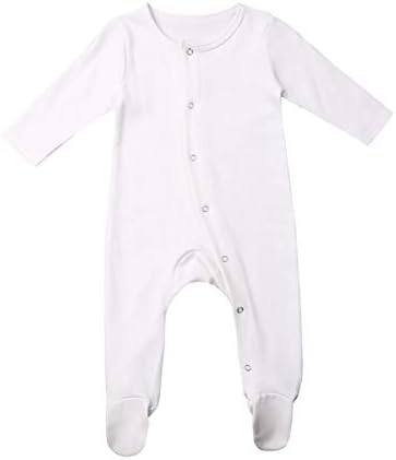 US Newborn Baby Girl Boy 2Pc Autumn Clothes Set Knitted Romper Ruffle Long Sleeve Jumpsuit Winter Outfits