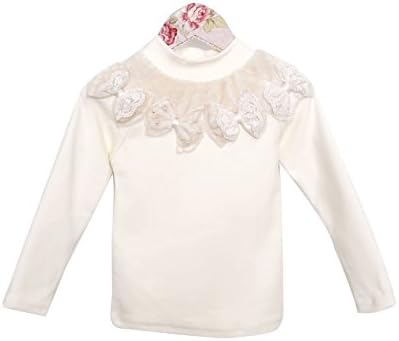 MaeLi Rose Furry Bow Ivory 5/6