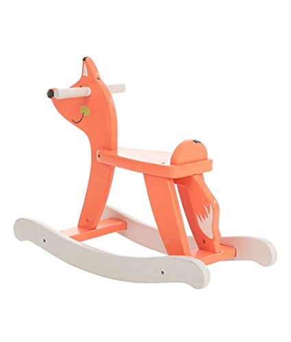 image for Hessie Classic Antique Wooden Outdoor Rocking Horse, Ride On Toys Rock