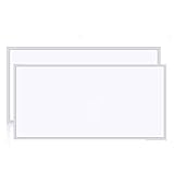2x4 LED Panel Light,2 Pack,0-10V Dimmable,ETL Listed,60W with 7800 Lumens 5000K Daylight White Color, Drop Ceiling Flat LED Light Panel,Recessed Edge-Lit Troffer Fixture