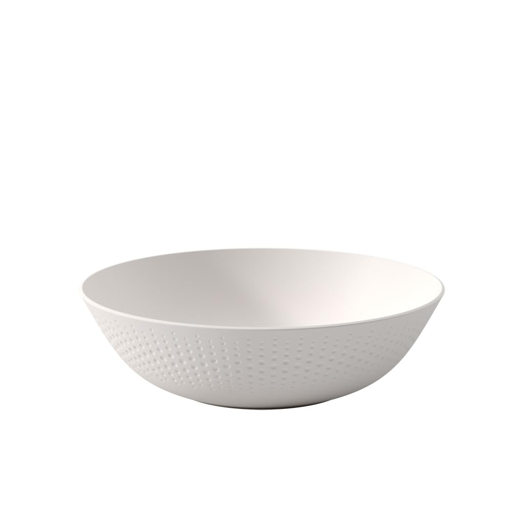 Villeroy & Boch - Manufacture Collier Blanc Decorative/Fruit Bowl, Beautifully Shaped Bowl for Fruit and Decoration, Premium Porcelain, Hand wash, White