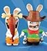 Raving Rabbids Travel in Time Complete Figure Set (includes 8 figures)