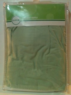 Circo Crib Dust Ruffle Green