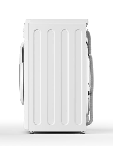 Midea 6KG Front Load Washing Machine with Lunar Dial, 1000 RPM, 15 Programs, Fully Automatic Washer, Digital LED Display, Child Lock, Mute Function, 90° Hygiene, MF100W60WGCC