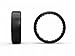 BULZi - Massaging Comfort Fit Silicone Wedding Ring - #1 Most Comfortable Men's and Women's Wedding Band - Comfort Flexible Work Safety Design (Granite Bevel, Size 13 - (7mm Width Band))