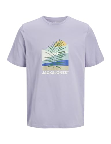 Jack & Jones Jjbarbados tee SS Crew Neck, Languid Lavender, L