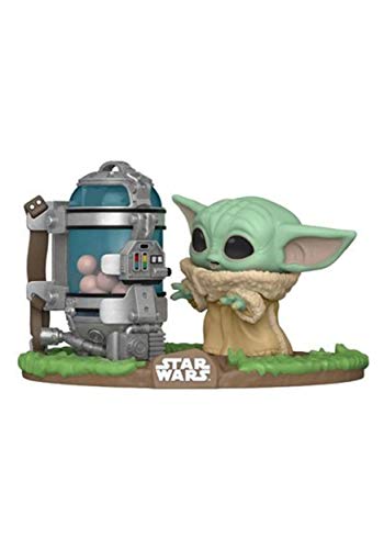 Pop! Deluxe: Star Wars: The Mandalorian - Grogu (The Child, Baby Yoda) with Canister - Figura de Vinilo Coleccionable - Idea de Regalo- Mercancia Oficial - Juguetes para Niños y Adultos
