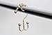 nikkouware Brass Shower Curtain Hooks, Hangs Both Shower Curtain and Liner Separately, No More Snagging and Pulling The Curtain with Easy Glide Heavy Duty Rollers, Gold Brass, Set of 12