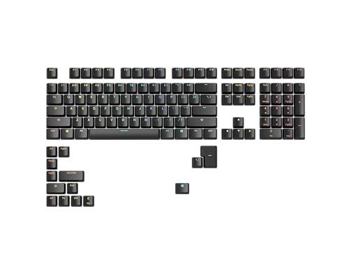 GLORIOUS Gaming ABS Doubleshot 123-Keycap Set (ANSI) - Premium OEM Profile in C…