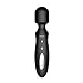 XUANAI Electric Heating Wand Massager Rechargeable, Wireless,12x Multi-Speed Vibrations and Patternsand, Mini Automatic Heating Cordless Massager Wand for Travel Gift (Black)