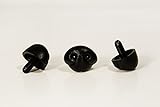 Black Safety Craft Animal Nose for Bear Puppet Doll Made in Japan Style-G 30mm 2pcs/pkg