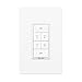 Insteon Smart Dimmer 6-Button Keypad, KeypadLinc in-Wall Controller, 2334-232 (White) - Insteon Hub Required for Voice Control with Alexa & Google Assistant