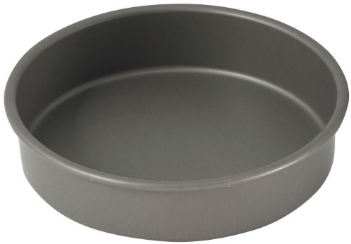 WINCO HAC-082 Round Cake Pan, 8-Inch, Hard Anodized Aluminum