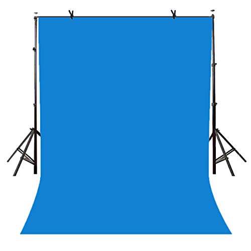 Lyly County 5x7ft Photography Studio Non-Woven Backdrop Blue Backdrop Solid Color Backdrop Navy Blue Simple Background LY077