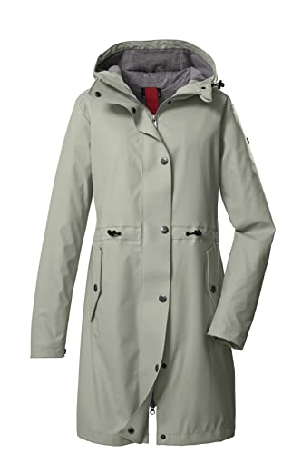 G.I.G.A. DX Damen Regenparka/Regenjacke mit Innenfutter und Kapuze GS 101 WMN PRK, aquaverde, 36, 38999-000