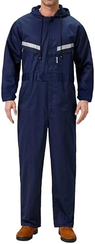 Amazon.com: iiniim Mens Long Sleeve Mechanic Uniforms Long Sleeve