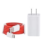 Zerone 5V/4A Fast Charging USB Interface Original Dash Charger for Oneplus 5/5T/3/3T and Other Android Phones(US Plug 100CM Type-c)