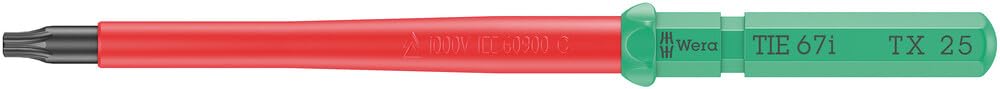 Wera Kraftform Kompakt VDE 67 i TORX® Take It Easy, TX 25 x 157 mm
