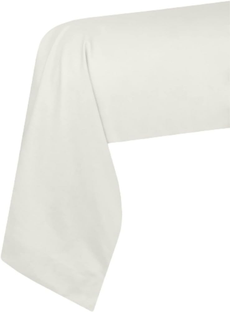 STOF - Bolster pillowcase - Size 45 x 185 cm - 100% Oeko-Tex certified cotton - Excellent quality - Ivory colour - Eden model - Bed linen for home - Soft and comfortable - Unisex - Unisex