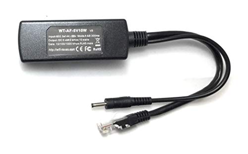 image for WiFi-Texas WT-AF-5v10w 802.3af PoE Splitter With 5 Volts Output. Power