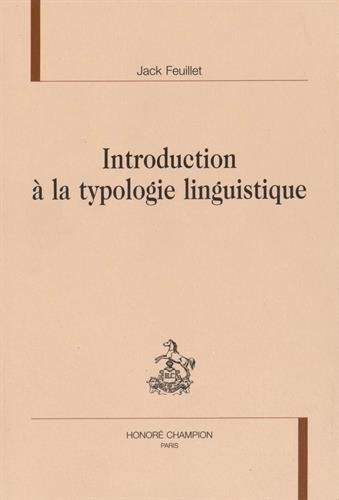 Introduction à la typologie linguistique
