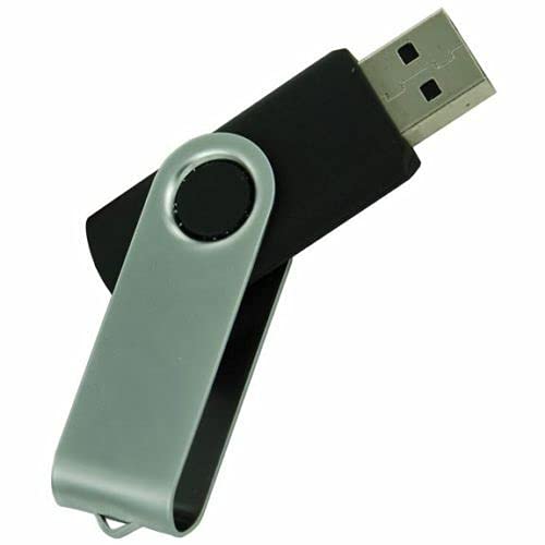 USB Flash Drive Memory Stick Fold Storage USB (16GB, Black)